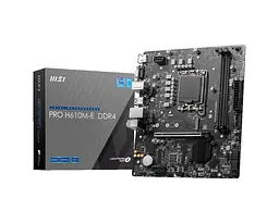Материнська плата MSI Pro H610M-E DDR4 Socket 1700