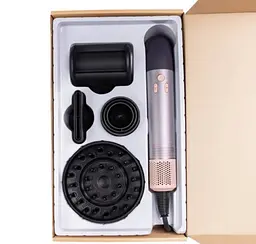 Фен для швидкого висушування з насадками Dyson Supersonic r Curly+Coily (Jasper Plum) професійний фен 1700 Вт Фіолетовий - мініатюра 7