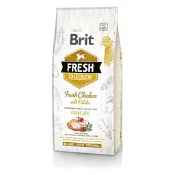 Сухий корм Brit Fresh для дорослих собак всіх порід курка і картопля 12 кг (170989/530731)