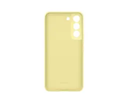 Чохол-накладка Samsung Silicone Cover для Samsung Galaxy S22 SM-S901 Butter Yellow (EF-PS901TYEGRU) - мініатюра 4