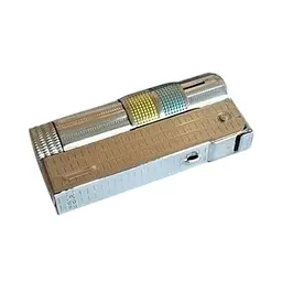 Запальничка IMCO Super/Triplex Oil chrome yellow/blue Two Tone - мініатюра 3