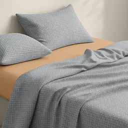 Дитяча преміум постільна білизна Cosas NORDIC WAVE CS2 110х140см (NordicWeave_06WashedCottonWarmSand_140) - мініатюра 2
