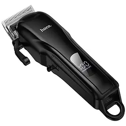 Машинка для стрижки волосся Hoco HP24 Electric Barber Black - мініатюра 4