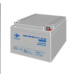 Акумулятор мультигелевий LPM-MG 12V - 26 Ah - мініатюра 4
