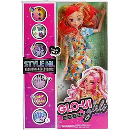 Лялька-модниця Glo-ui girls, TK710, 29 см, аксесуари