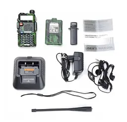 Портативна рація Baofeng UV-5R FM радіо + ліхтарик (Камуфляж) - мініатюра 6
