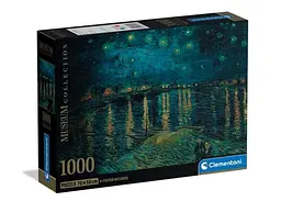 Пазл Clementoni Museum Collection: Зоряна ніч над Роною, Вінсент ван Гог (Museum Collection - Starry Night Over The Rhone Puzzle - 1000 pcs.), 1000 ел. (37095)