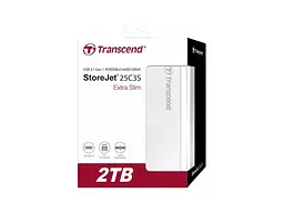 Зовнішній жорсткий диск Transcend StoreJet 25C3S 2 TB (TS2TSJ25C3S) - мініатюра 3