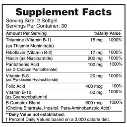 Вітаміни Earths Creation Vitamin B Complex 60 софт гель (1091-817 488) - мініатюра 2