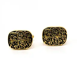 Запонка Handmade 1,5х1,5 см acs0012071 - мініатюра 2