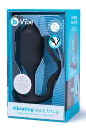 Анальна пробка B-Vibe Snug Tug XL 12 см (чорний) - мініатюра 5