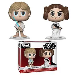 Набір фігурок Funko Vinyl Star Wars Зоряні війни принцеса Лея Органа-Соло та Люк Скайуокер 10см SW OL 620 - мініатюра 3