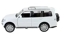 Іграшкова машинка позашляховик Mitsubishi Pajero 4WD Turbo 1:33 Автопром світлозвукові ефекти металева 68463W, коробка 18x9x8 см - мініатюра 3