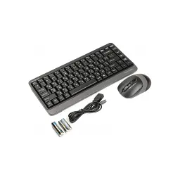 Комплект A4Tech FG1110 Wireless Grey (4711421987684) - мініатюра 2