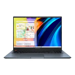 Ноутбук ASUS Vivobook Pro 16 K6602VU-KV026 16' WQXGA IPS, Intel i7-13700H, 16GB, F1TB, NVD4050-6, noOS, Блакитний (90NB1151-M004F0)