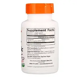 Пробіотик Doctor's Best Digestive Health Probiotic 2 Billion with LactoSpore 60 капсул - мініатюра 2