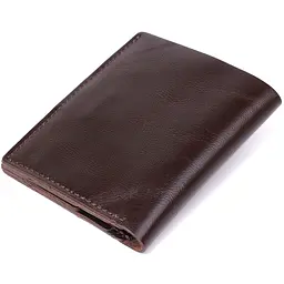 Чоловіче шкіряне портмоне SHVIGEL 9х10х1 см acs0022464 - мініатюра 2