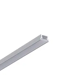 LED Профіль алюмінієвий підлоговий. Розсіювач PC в комплекті. 2м KLOODI KLP2213 2
