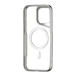 Чохол Metal Frame with MagSafe iPhone 15 Pro Max Dark Silver - мініатюра 3