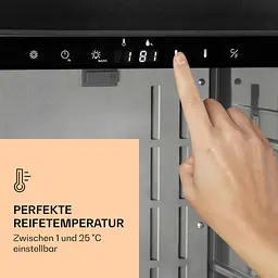 Холодильник шафа для дозрівання м'яса Klarstein Steakhouse Pro 98 Onyx (10039934) - мініатюра 4