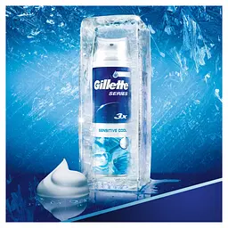 Піна для гоління Gillette Series Sensitive Cool 250 мл - мініатюра 5