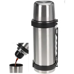 Термос Isolierflasche Edelstahl Klickverschluss Thermosflasche 1 л