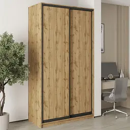 Шафа-купе дводверна MebelStar Стандарт BG 2ДСП 130x45x240 см Дуб тахо (MBS-10024)