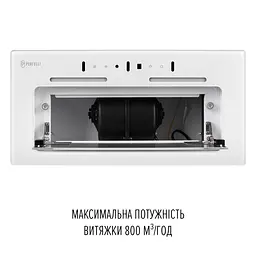 Витяжка повновбудована PERFELLI NUOVA 6JWR BIANCO - мініатюра 12