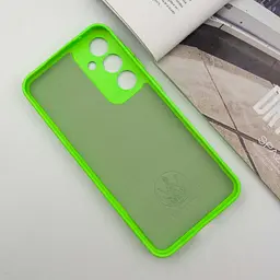 Чохол Silicone Cover Lakshmi Full Camera (A) для Samsung Galaxy A14 4G/5G Салатовий / Neon Green - мініатюра 3