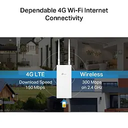 Роутер TP-Link 4G TL-MR100-Outdoor (TL-MR100-Outdoor) - мініатюра 5