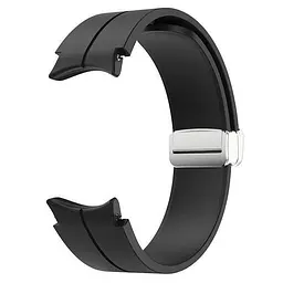 Ремінець для Samsung Galaxy Watch 4 Classic 46mm - чорний ширина кріплення 20мм силікон Watchbands Cls (W15-1WB40151999) - мініатюра 2