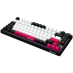 Клавіатура Lorgar KBP7075W Wireless Pro 75% Exploded Black Red EN/UA (LRG-KBP7075W-BK-US) - мініатюра 2