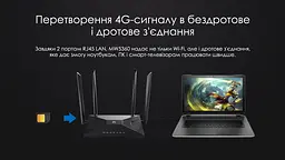 Маршрутизатор MW5360 N300, 4G/LTE, 2xFE LAN, 1xFE WAN Netis teh0017061 - мініатюра 6