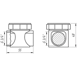 Фільтр грубого очищення для газа Solomon 3/4″ F8016 000002682 - мініатюра 4