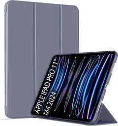 Чохол-книжка BeCover Tri Fold Soft TPU Silicone для Apple iPad Pro 11 M4 2024 Пурпуровий (711749) - мініатюра 2