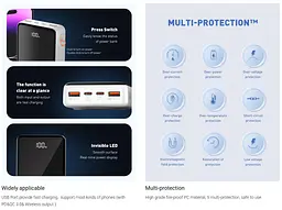 Повербанк Powerbank LogicPower LPPQ18 20000 mAh MagSafe QC PD 22.5W