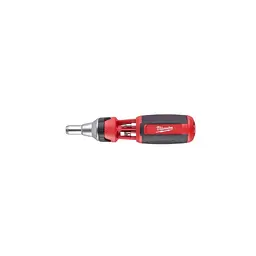 Викрутка з тріскачкою універсальна 9-в-1 (PH1, PH2, PZ1, PZ2, Torx15, Torx20, SL5.5) MILWAUKEE - мініатюра 2