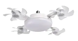 Світлодіодна стельова люстра-вентилятор AY1053 / LED лампа з вентилятором у патрон / Стельовий світильник-вентилятор 60W
