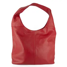 Сумка жіноча шопер шкіряна Virginia Conti 02550 з однією ручкою червона