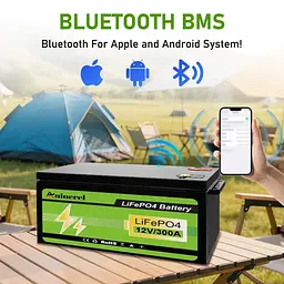 Акумулятор Anenji LiFePO4 12V (12.8V/304Ah/3840Wh) (ANJ-12V-300AH-PX) - мініатюра 2