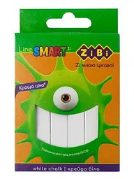 Крейда біла квадратна, 12 шт SMART Line ZB.6705-12 ZiBi