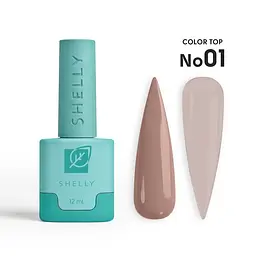 Кольоровий топ для гель-лаку 01 Color Top Shelly 12 мл