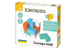 Головоломка-конструктор-балансир "Склад КУБ" 9 дит. 900170 IGROTECO