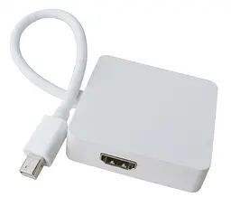 Перехідник mini DisplayPort M --> HDMI/DisplayPort/DVI (24+5), FHD 1080p, кабель 0.2 м - мініатюра 5
