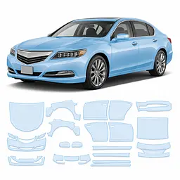 Антигравійна захисна бронеплівка за лекалами для Acura RLX I 2014-2017 - повний кузов