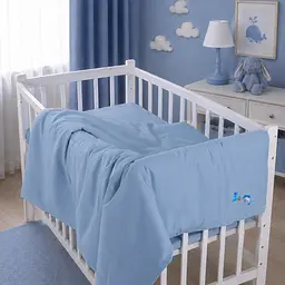 Дитяча постільна білизна MIRSON LITTLE KIDS Poplin Edition Ocean Green wave 110х160см (2200013086420) - мініатюра 9