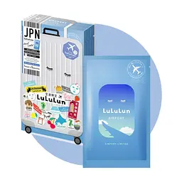 Маска для обличчя Lululun Face Mask Airport Refreshing Sky 5 шт. (4580794011742) - мініатюра 3
