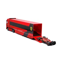 Ігровий набір Bburago вантажівка-тягач Iveco S-Way та болід SF-24 1:43 (18-36867) - мініатюра 2
