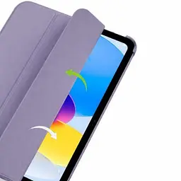 Чохол до планшета BeCover Tri Fold Hard Apple iPad 10.9" (2022/2024) / iPad (A16) 2025 11" Lavender Purple (715155) - мініатюра 3