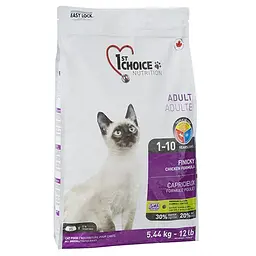 Сухий суперпреміум корм 1st Choice Adult Finicky Chicken Фест Чойс Фініки для вибагливих котів, 5.44 кг (ФЧКФ5_44)